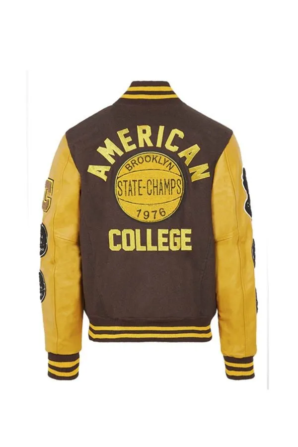 Chaqueta Hombre American College Ac-5 Brown/Yellow