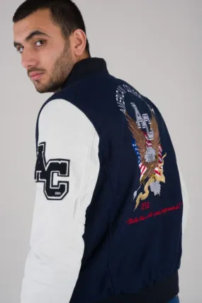 Chaqueta Hombre American College Ref 71 Navy/White