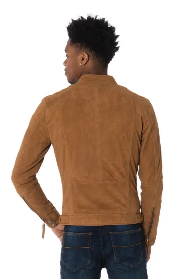 Chaqueta Hombre Cityzen Calcutta Goat Suede Tabac