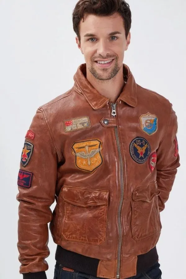 Chaqueta Hombre Daytona Mythic + Fur Sheep Petrol Cognac