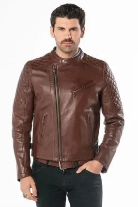 Chaqueta Hombre Daytona Truckston Cow Veg Dark Cognac