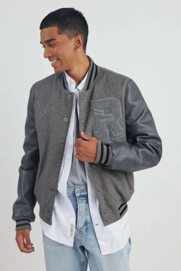 Chaqueta Hombre Redskins Oxford Hatch Grey