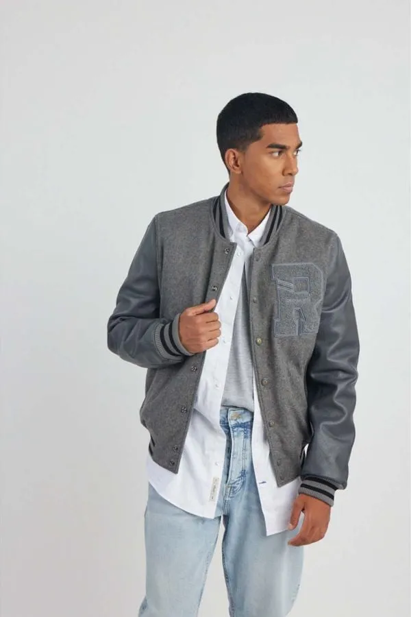 Chaqueta Hombre Redskins Oxford Hatch Grey