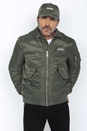 Chaqueta Hombre Schott 210100Rs Sage Kaki