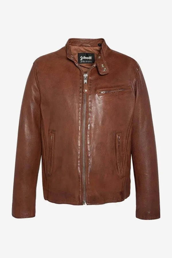 Chaqueta Hombre Schott Lc949Wx Cognac