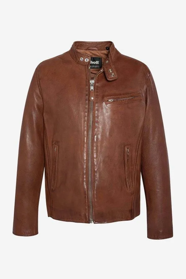 Chaqueta Hombre Schott Lc949Wx Cognac