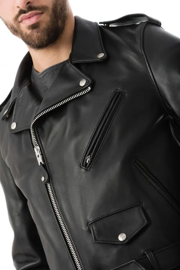 Chaqueta Hombre Schott Perf 618 Noir