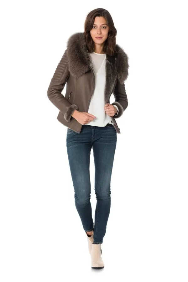 Chaqueta Mujeres Giovanni Betta Taupe