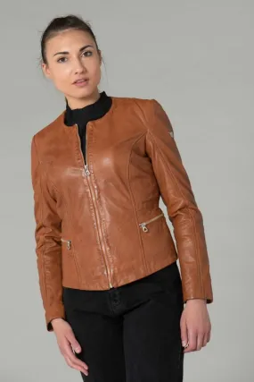 Chaqueta Mujeres Gipsy Giana Nslontv Light Cognac