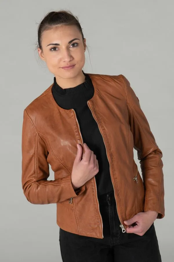 Chaqueta Mujeres Gipsy Giana Nslontv Light Cognac