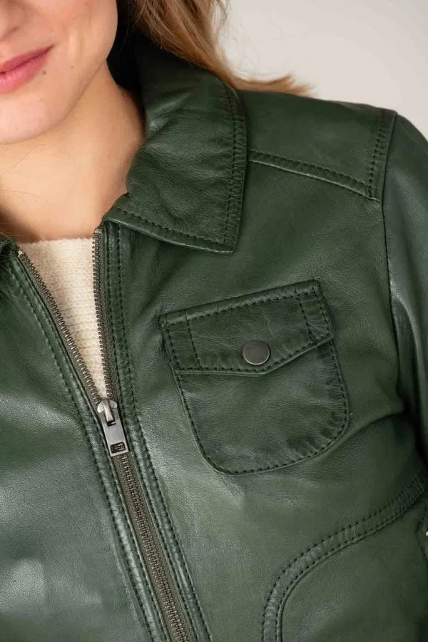 Chaqueta Mujeres Oakwood Girl Vert Fonce 523