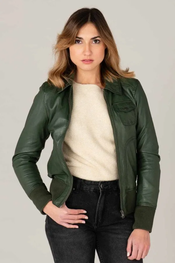 Chaqueta Mujeres Oakwood Girl Vert Fonce 523