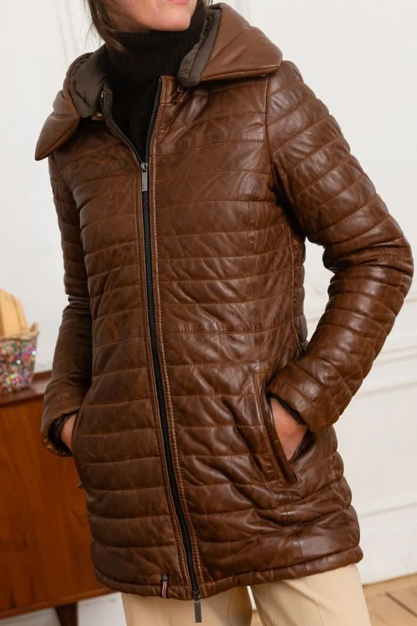 Chaqueta Mujeres Oakwood Hopper Cognac 507