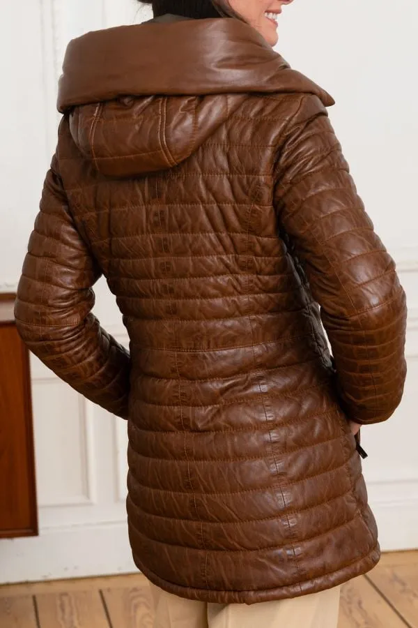 Chaqueta Mujeres Oakwood Hopper Cognac 507