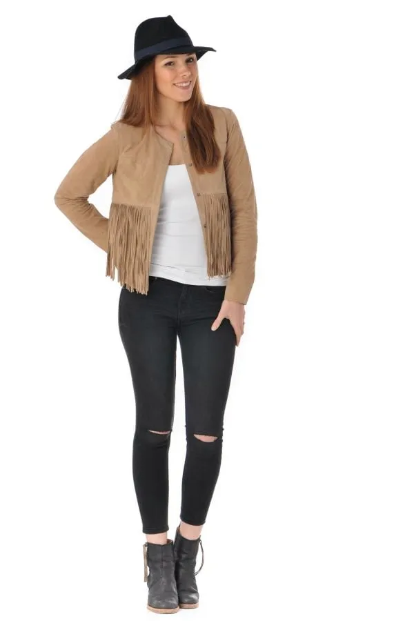 Chaqueta Mujeres Oakwood Ines Beige 513