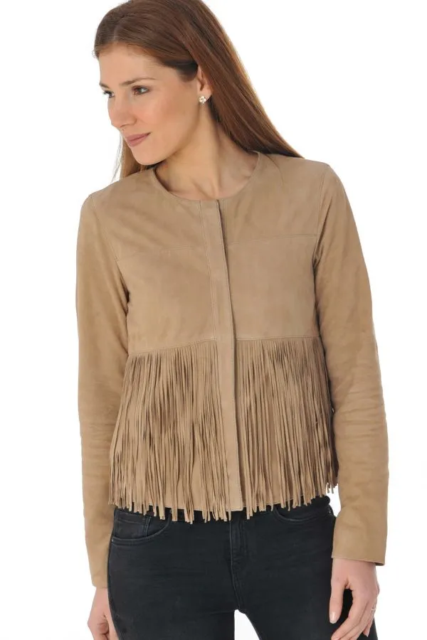 Chaqueta Mujeres Oakwood Ines Beige 513