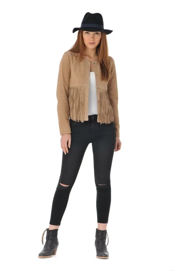 Chaqueta Mujeres Oakwood Ines Beige 513