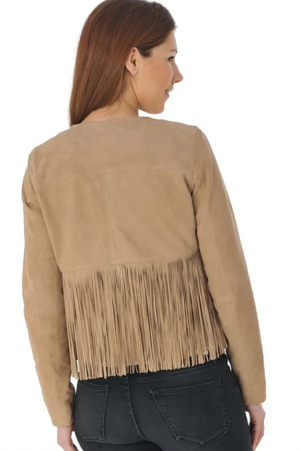 Chaqueta Mujeres Oakwood Ines Beige 513