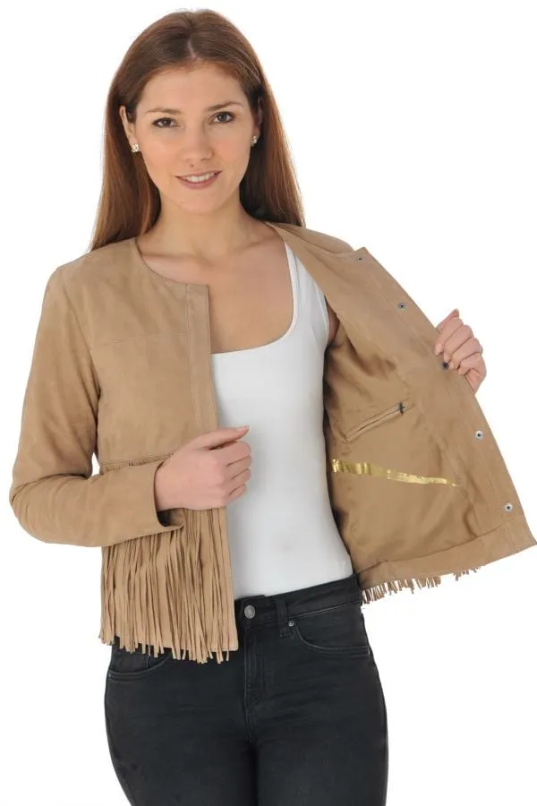 Chaqueta Mujeres Oakwood Ines Beige 513