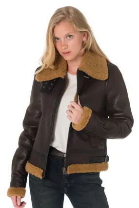 Chaqueta Mujeres Redskins Stella Queenstown Brown Ginger 