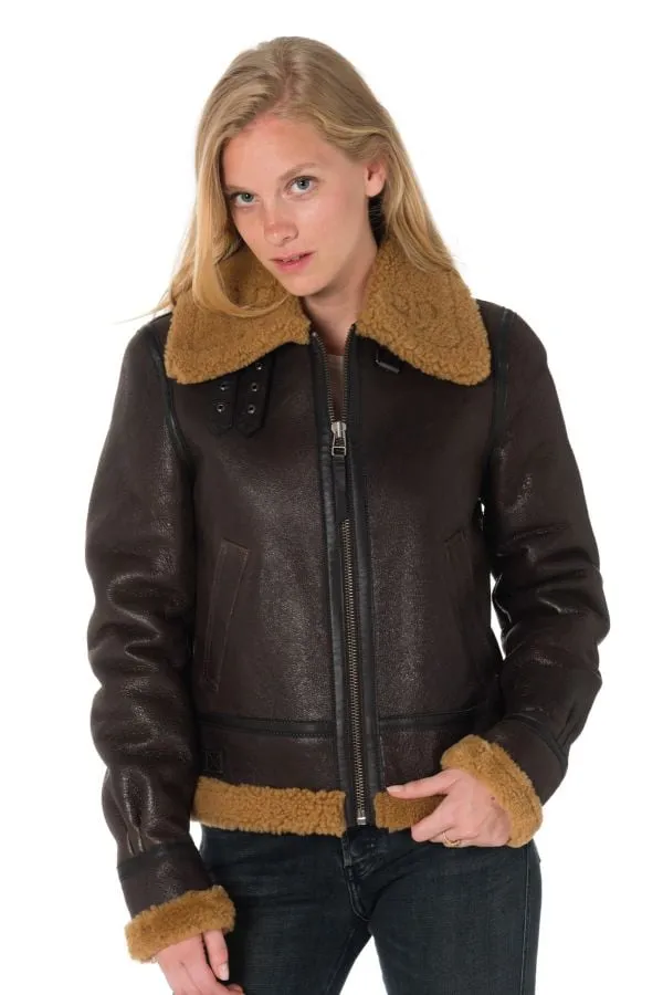 Chaqueta Mujeres Redskins Stella Queenstown Brown Ginger 