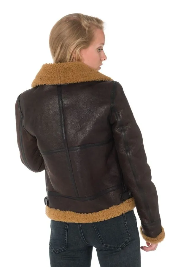 Chaqueta Mujeres Redskins Stella Queenstown Brown Ginger 