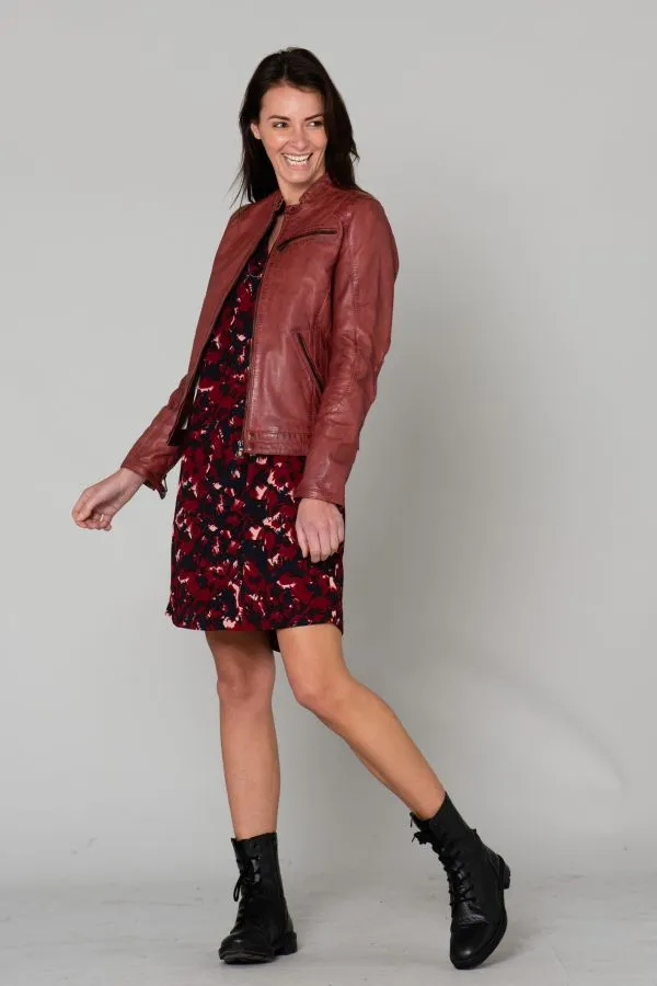 Chaqueta Mujeres Rose Garden Kelly Lamb Ruby Redwine