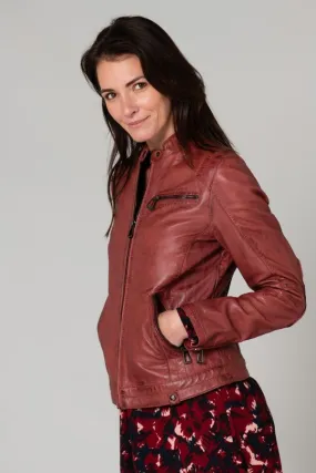 Chaqueta Mujeres Rose Garden Kelly Lamb Ruby Redwine