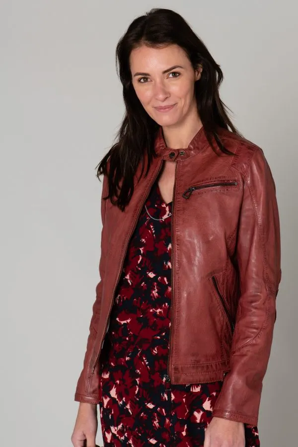 Chaqueta Mujeres Rose Garden Kelly Lamb Ruby Redwine