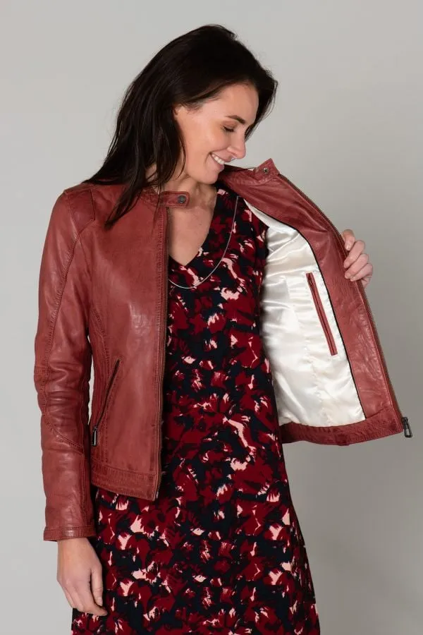 Chaqueta Mujeres Rose Garden Kelly Lamb Ruby Redwine