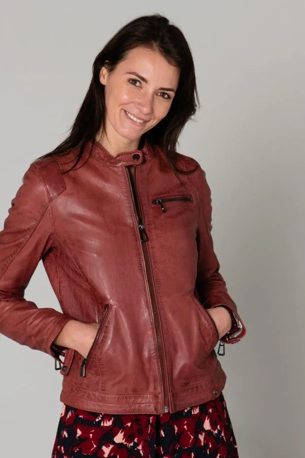 Chaqueta Mujeres Rose Garden Kelly Lamb Ruby Redwine