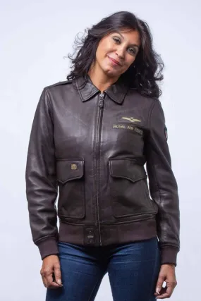 Chaqueta Mujeres Royal Air Force Molly2 Dark Brown