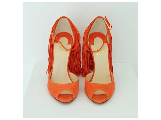 Christian Louboutin Zapatos de tacón Naranja 