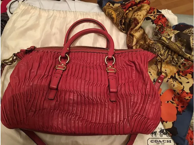 Coach Bolsos de mano Coral 