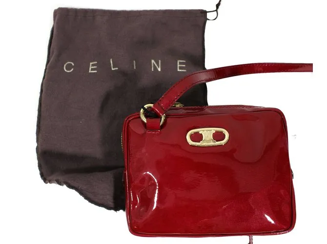 Céline Bolsos de mano Roja 