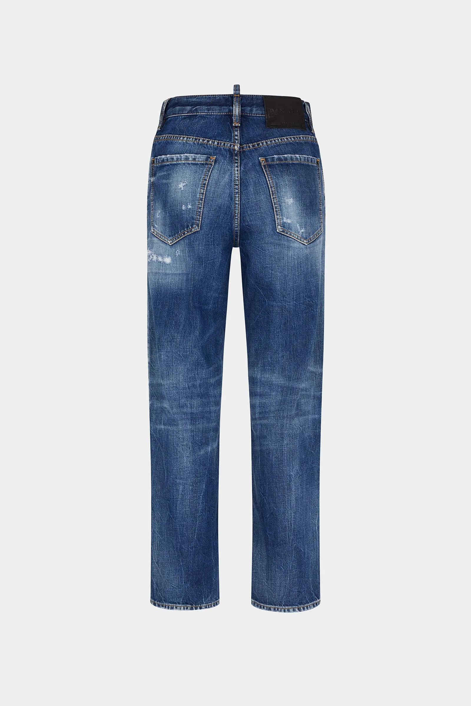 DARK RIPPED WASH BOSTON JEANS