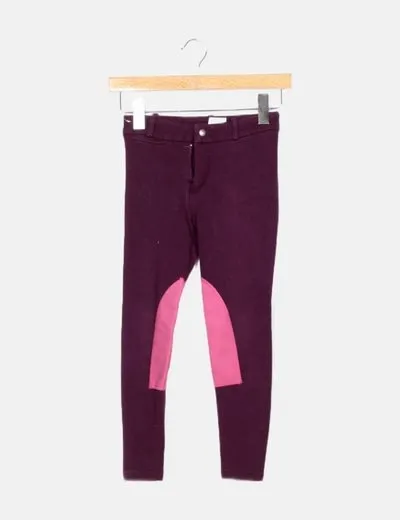 Decathlon Pantalón morado liso