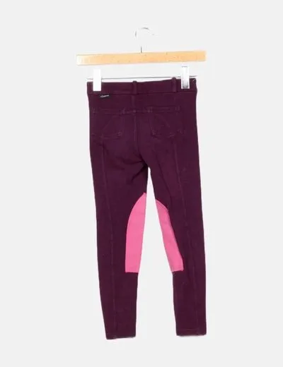 Decathlon Pantalón morado liso