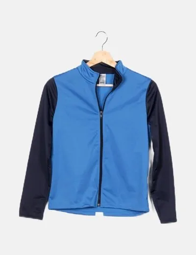 Decathlon Sudadera azul deportiva