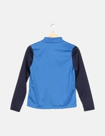 Decathlon Sudadera azul deportiva