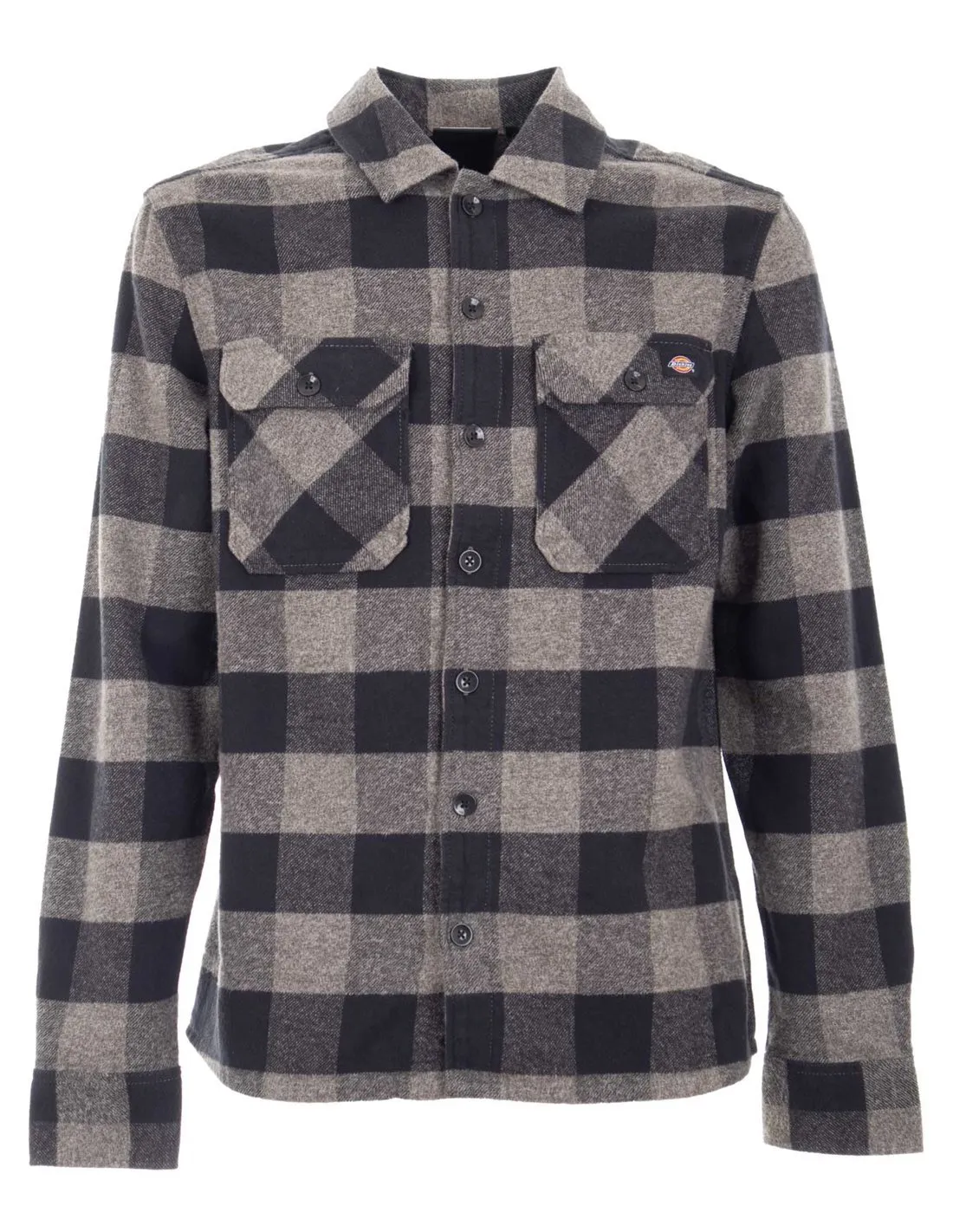 DICKIES - Camisa negra y gris New Sacramento Hombre