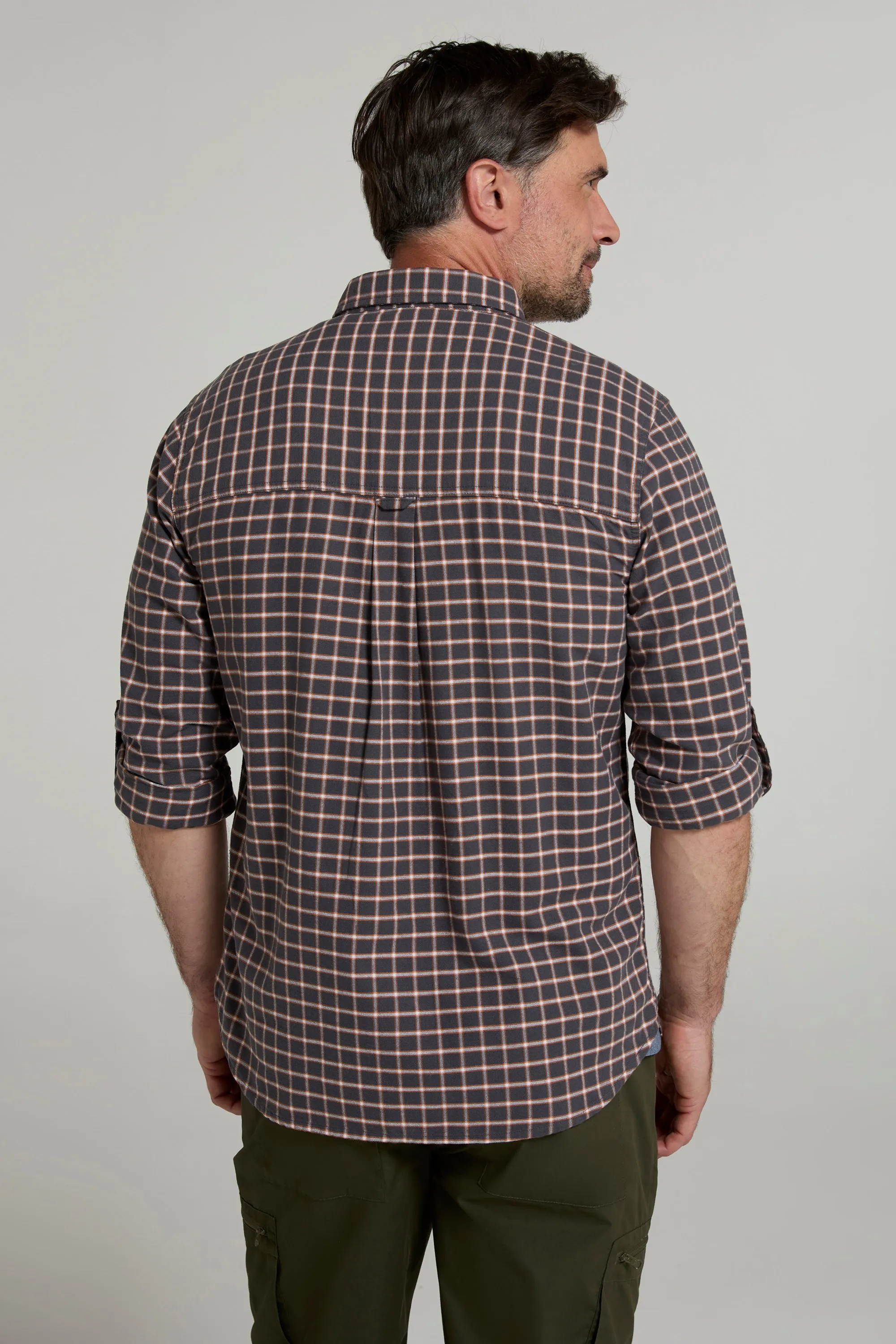 Driftwood Check Camisa de manga larga hombre