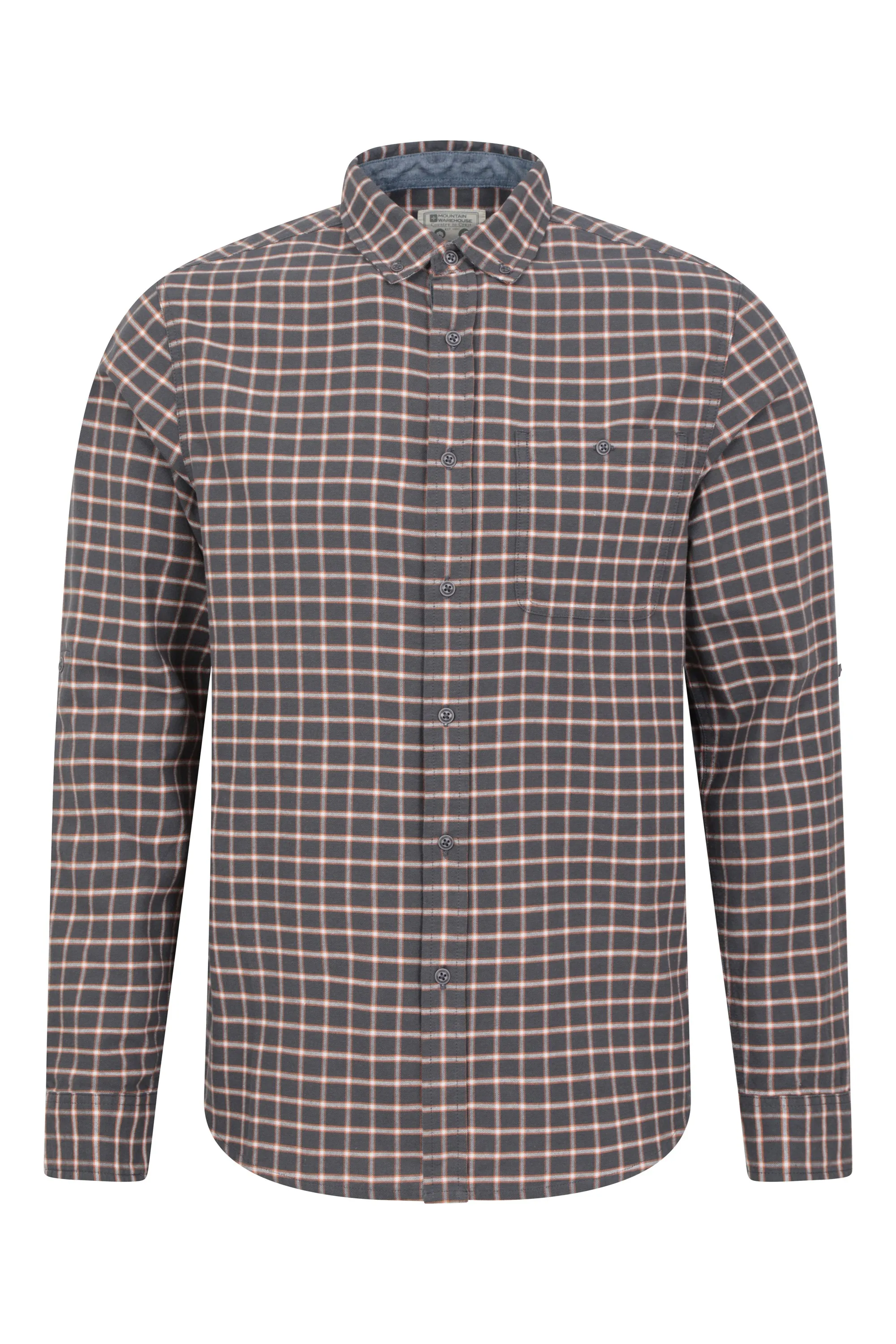 Driftwood Check Camisa de manga larga hombre