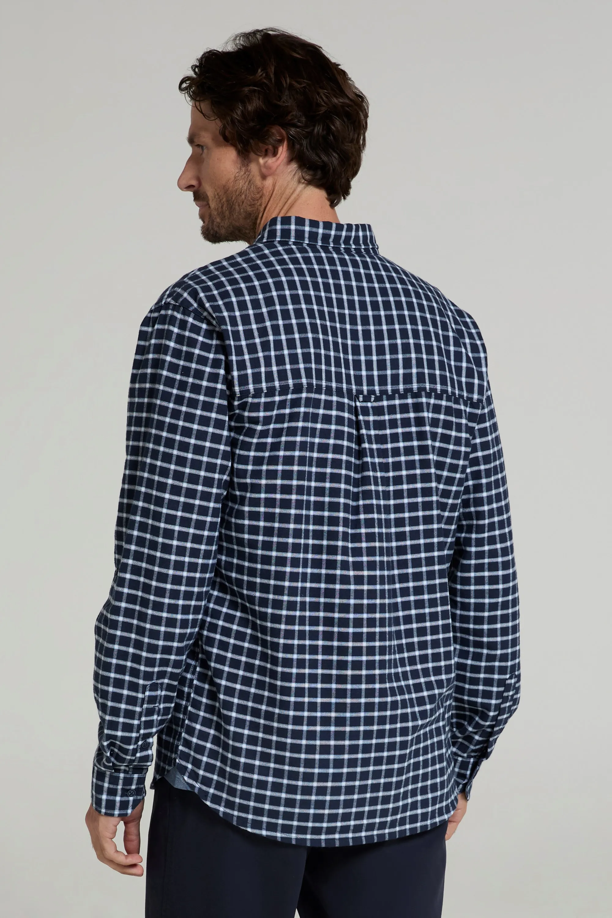 Driftwood Check Camisa de manga larga hombre