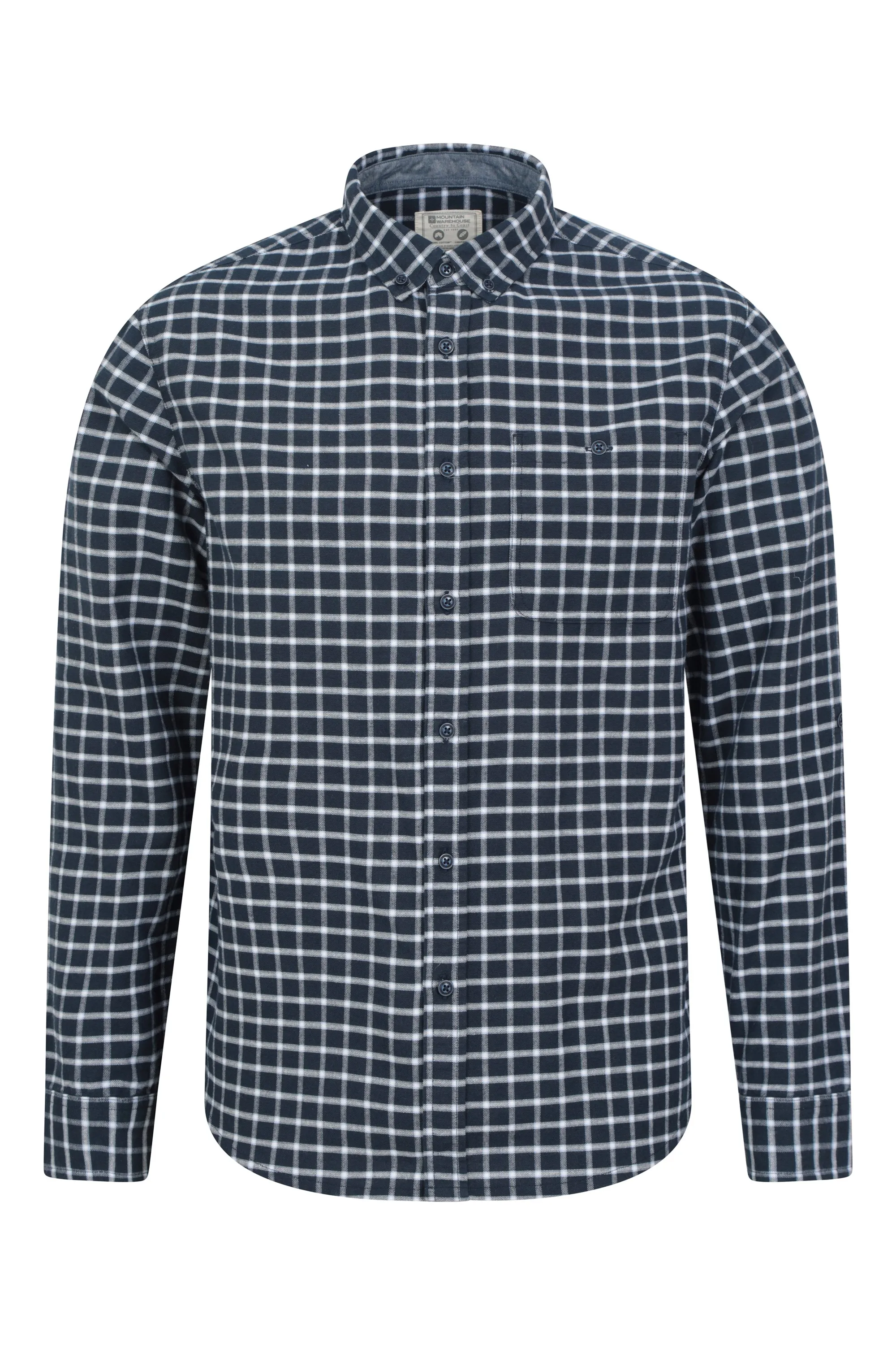 Driftwood Check Camisa de manga larga hombre