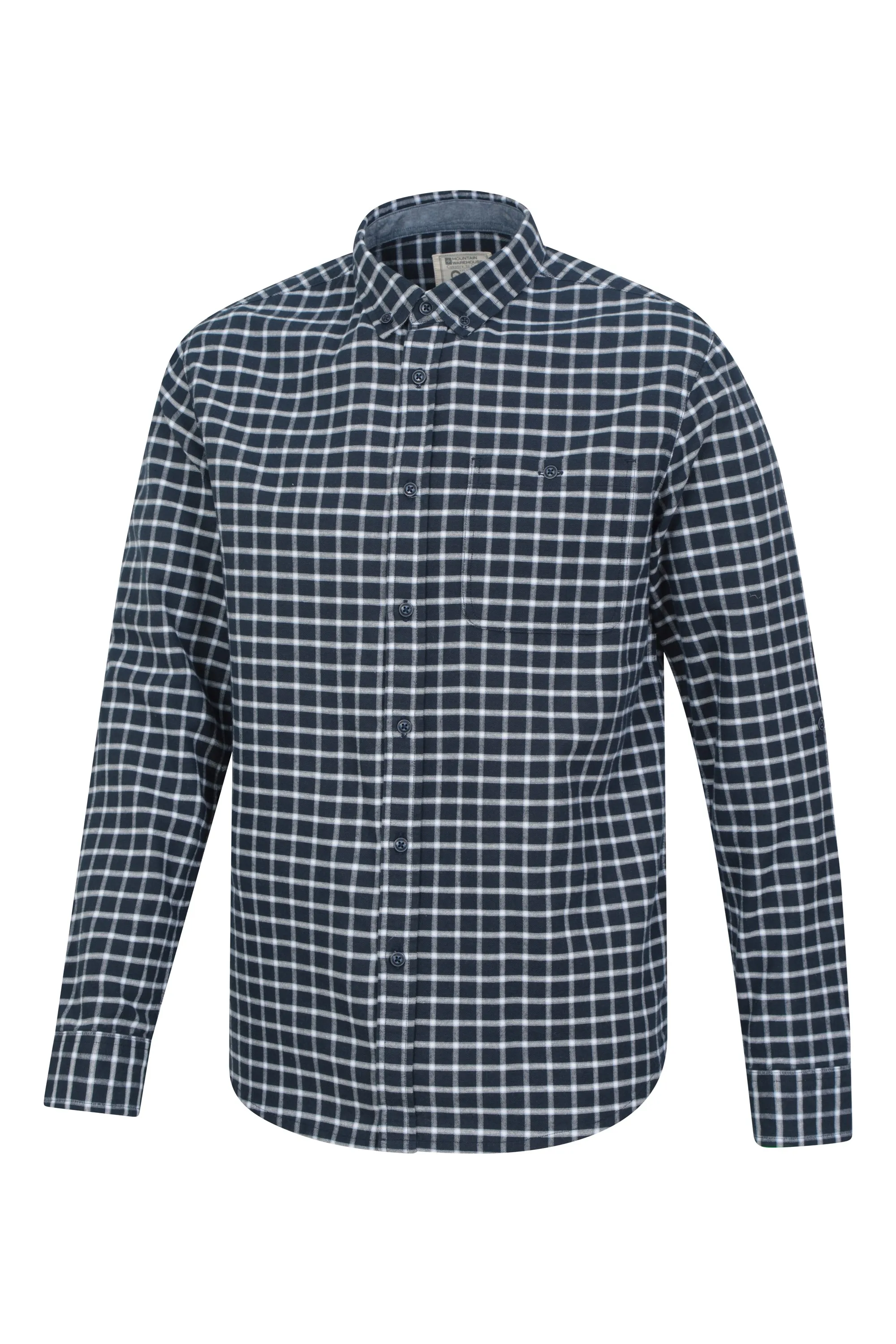 Driftwood Check Camisa de manga larga hombre