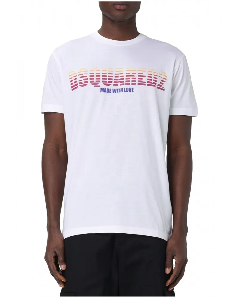 DSQUARED2 - Camiseta Logo Made With Love