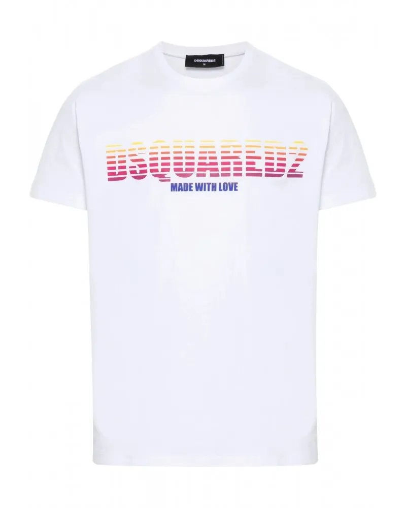 DSQUARED2 - Camiseta Logo Made With Love