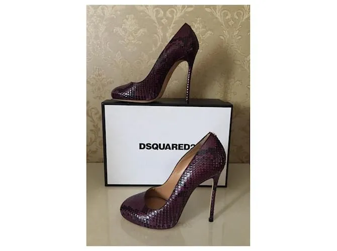 Dsquared2 Zapatos de tacón Morado oscuro 