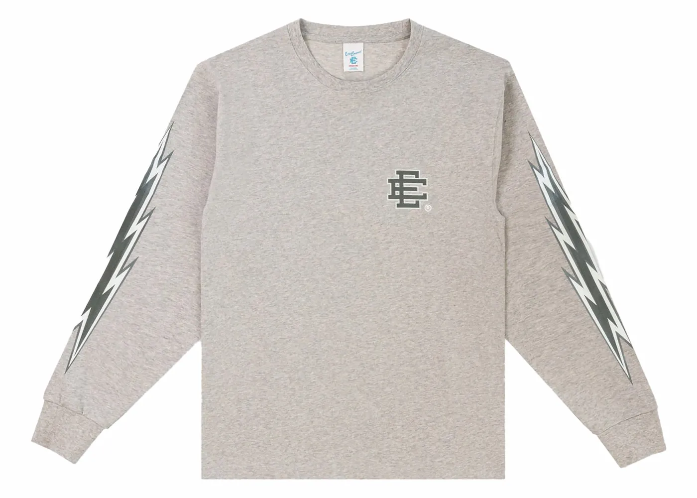 Eric Emanuel EE Long Sleeve T-Shirt Gray/EE Bolts